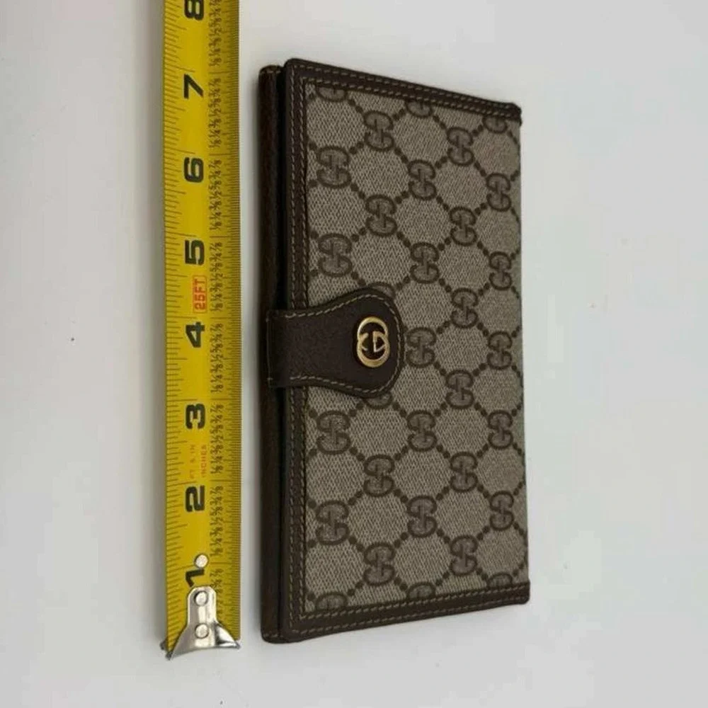 Authentic Vintage‎ Gucci GG Supreme Wallet Crossbody Accessory Collection Italy